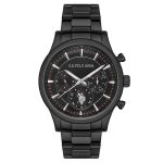 U.S. Polo Assn. USPA1010-09 Men’s — 45 mm, Black Steel Case