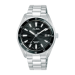 Alba Active Black Patterned Dial Stainless Steel 36mm – Model AG8N59X1
