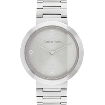 Calvin Klein Eccentric 25200289 – 38 mm Stainless Steel Quartz Watch with Stainless Steel Bracelet
