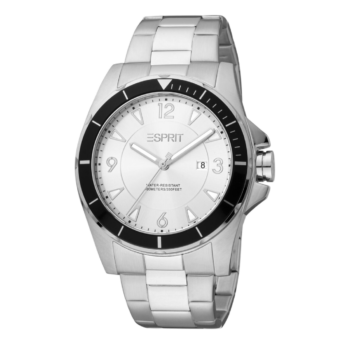 Esprit Men's Classic Silver Watch – Model ES1G322M0055
