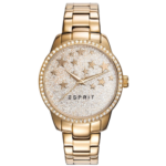 Esprit Women's Analog Gold Dial Watch – Model ES109352002