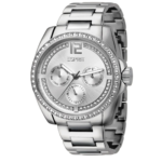 Esprit Women's Cool Glamazone Silver Watch – Model ES100882009