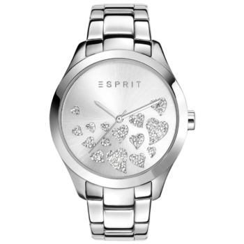 Esprit Women's Silver Hearts Watch – Model ES107282004