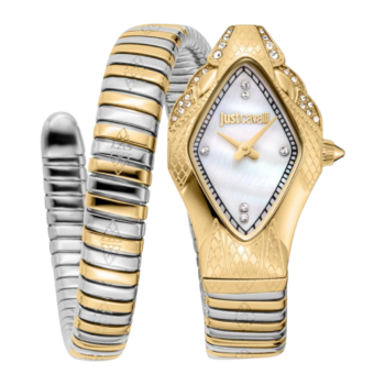 Just Cavalli Women's Signature Snake 22mm Quartz Watch – Model JC1L306M0065