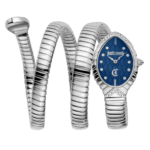 Just Cavalli Women's Specchio Snake Blue Dial Watch – Model JC1L323M0015
