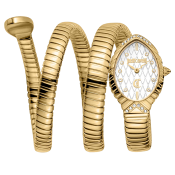 Just Cavalli Women's Gold Watch with Red Dial – Model JC1L323M0035