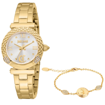 Just Cavalli Curiosa Women's Watch and Bracelet Set – Model JC1L332M0045