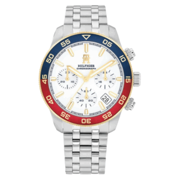 Tommy Hilfiger Men's Stainless Steel Blue Dial Watch – 1792184