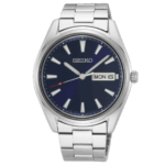 Seiko SUR341P1 Men's Classic Quartz Watch – Blue Dial with Stainless Steel Bracelet