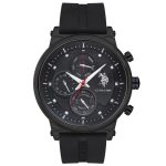U.S. Polo Assn. USPA1008-07 Men’s — 46 mm, Black Steel Case