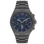 U.S. Polo Assn. USPA1030-06 Men’s — 45 mm, Smoked Stainless Steel Case