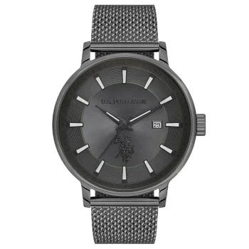 U.S. Polo Assn. USPA1070-04 Men’s — 42 mm, Stainless Steel Case (Smoked)