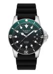 Quantum BAR1115.371 – 43 mm Stainless Steel Automatic Watch with Silicone Strap
