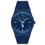 U.S. Polo Assn. USPA1083-04 Men’s — 40 mm, Navy Blue Plastic Case
