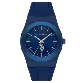U.S. Polo Assn. USPA1083-04 Men’s — 40 mm, Navy Blue Plastic Case