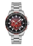 Quantum PWG1128.380 – 44 mm Stainless Steel Quartz Watch with Stainless Steel Bracelet