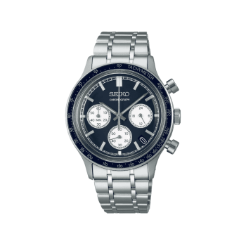Seiko Chronograph Quartz Stainless Steel Men’s Watch – Model SSB477P1